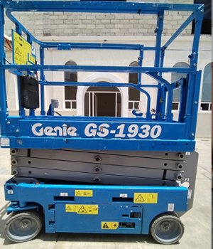 Marca: GENIE Modelo: GS 1930 Altura de trabajo: 5.8m Alimentación: Eléctrica